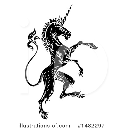 Royalty-Free (RF) Unicorn Clipart Illustration by AtStockIllustration - Stock Sample #1482297