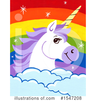 Royalty-Free (RF) Unicorn Clipart Illustration by LoopyLand - Stock Sample #1547208