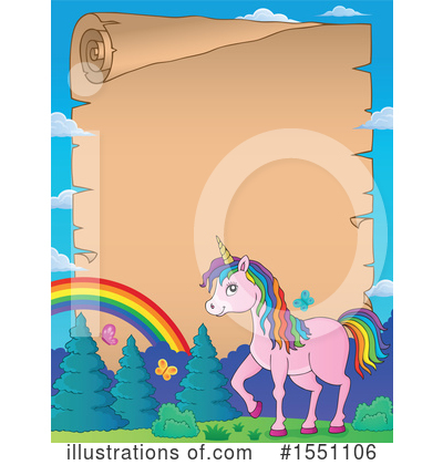 Royalty-Free (RF) Unicorn Clipart Illustration by visekart - Stock Sample #1551106