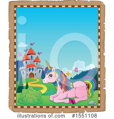 Royalty-Free (RF) Unicorn Clipart Illustration by visekart - Stock Sample #1551108