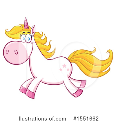 Royalty-Free (RF) Unicorn Clipart Illustration by Hit Toon - Stock Sample #1551662