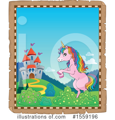 Royalty-Free (RF) Unicorn Clipart Illustration by visekart - Stock Sample #1559196
