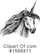 Unicorn Clipart #1568411 by Vector Tradition SM