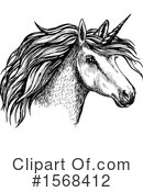 Unicorn Clipart #1568412 by Vector Tradition SM