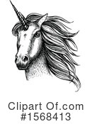 Unicorn Clipart #1568413 by Vector Tradition SM