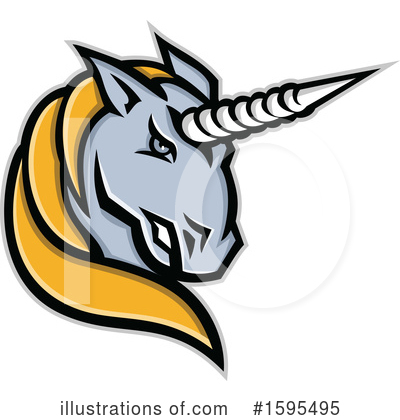 Unicorn Clipart #1595495 by patrimonio