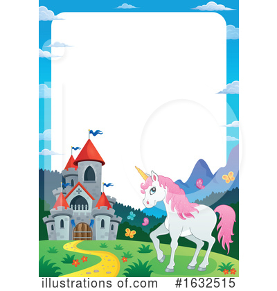 Royalty-Free (RF) Unicorn Clipart Illustration by visekart - Stock Sample #1632515