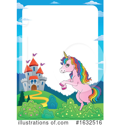 Royalty-Free (RF) Unicorn Clipart Illustration by visekart - Stock Sample #1632516