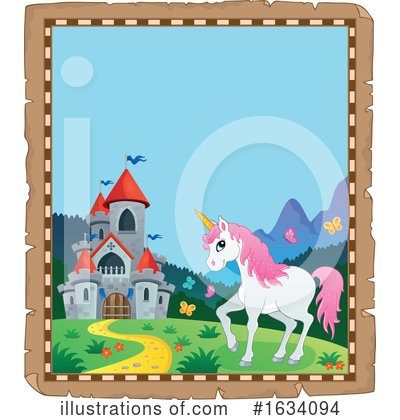 Royalty-Free (RF) Unicorn Clipart Illustration by visekart - Stock Sample #1634094