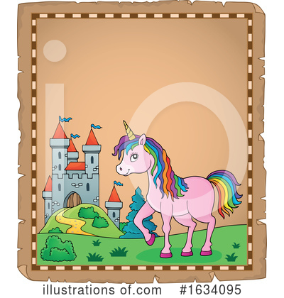 Royalty-Free (RF) Unicorn Clipart Illustration by visekart - Stock Sample #1634095
