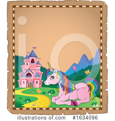 Royalty-Free (RF) Unicorn Clipart Illustration by visekart - Stock Sample #1634096