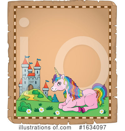 Royalty-Free (RF) Unicorn Clipart Illustration by visekart - Stock Sample #1634097