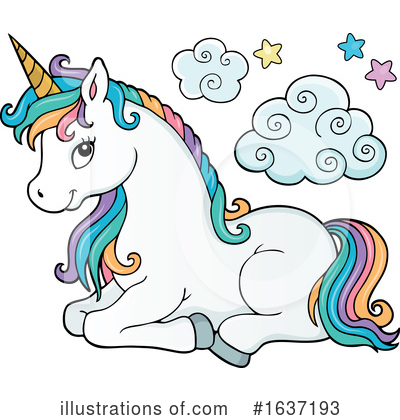 Unicorn Clipart #1637193 by visekart