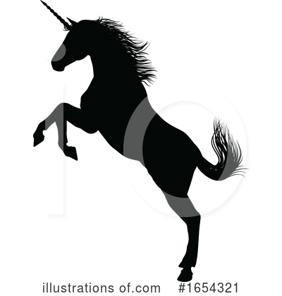 Royalty-Free (RF) Unicorn Clipart Illustration by AtStockIllustration - Stock Sample #1654321