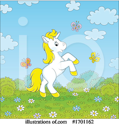 Royalty-Free (RF) Unicorn Clipart Illustration by Alex Bannykh - Stock Sample #1701162