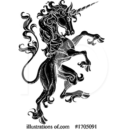 Royalty-Free (RF) Unicorn Clipart Illustration by AtStockIllustration - Stock Sample #1705091