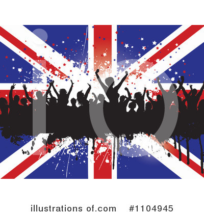 Royalty-Free (RF) Union Jack Clipart Illustration by KJ Pargeter - Stock Sample #1104945