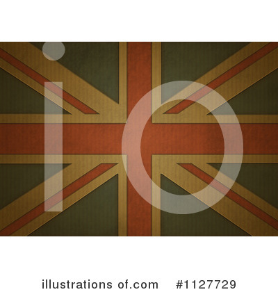 Royalty-Free (RF) Union Jack Clipart Illustration by elaineitalia - Stock Sample #1127729
