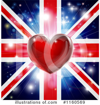 Royalty-Free (RF) Union Jack Clipart Illustration by AtStockIllustration - Stock Sample #1160569