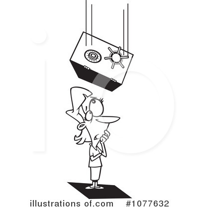 Royalty-Free (RF) Unlucky Clipart Illustration by toonaday - Stock Sample #1077632