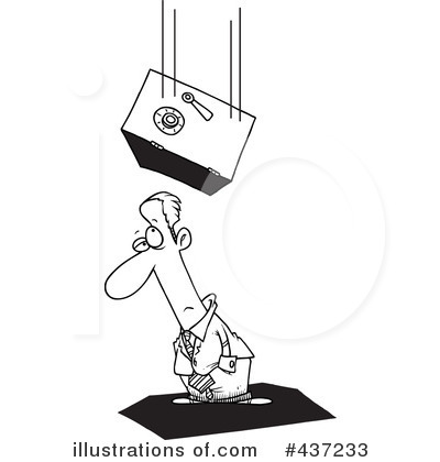 Royalty-Free (RF) Unlucky Clipart Illustration by toonaday - Stock Sample #437233