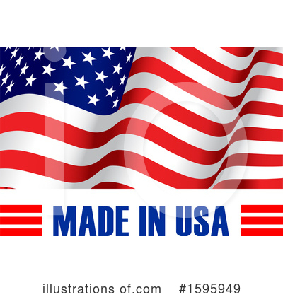 Made In Usa Clipart #1595949 by Vector Tradition SM