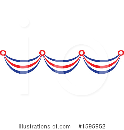 American Flag Clipart #1595952 by Vector Tradition SM
