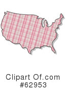 Usa Map Clipart #62953 by djart