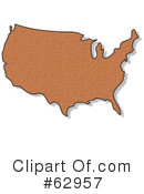Usa Map Clipart #62957 by djart