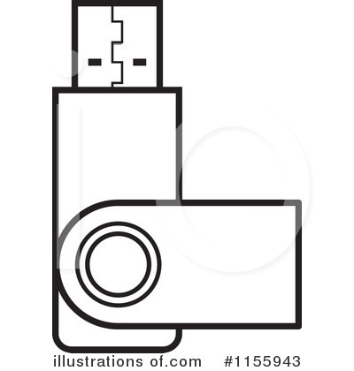 Usb Clipart #1155943 by Lal Perera