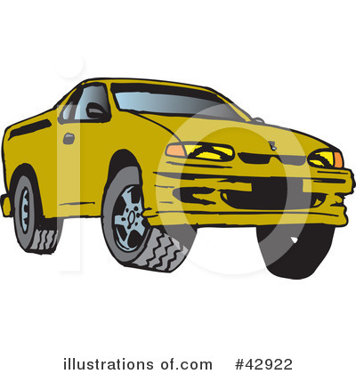 Royalty-Free (RF) Ute Clipart Illustration by Dennis Holmes Designs - Stock Sample #42922