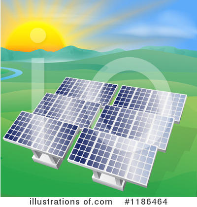 Solar Panels Clipart #1186464 by AtStockIllustration