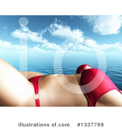 Bikini Clipart #1337769 by KJ Pargeter