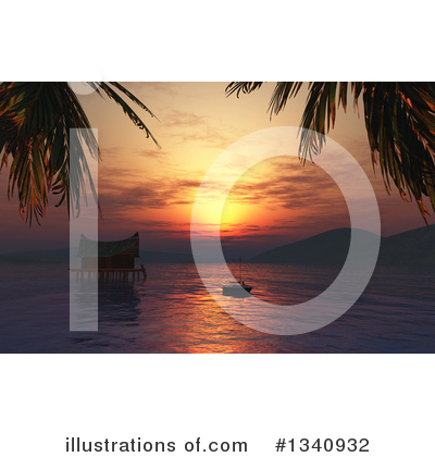 Sunbathing Clipart #1340932 by KJ Pargeter
