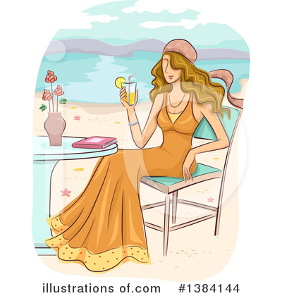 On The Beach Clipart #1384144 by BNP Design Studio