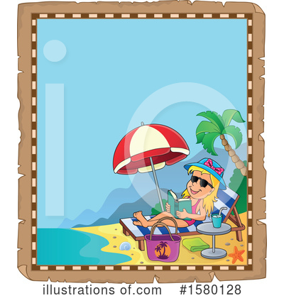 Sun Bathing Clipart #1580128 by visekart