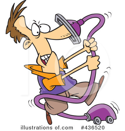 Vacuuming Clipart #436520 by toonaday