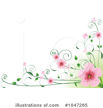 Floral Background Clipart #1047265 by Pushkin