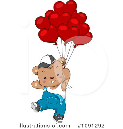 Party Balloon Clipart #1091292 by BNP Design Studio