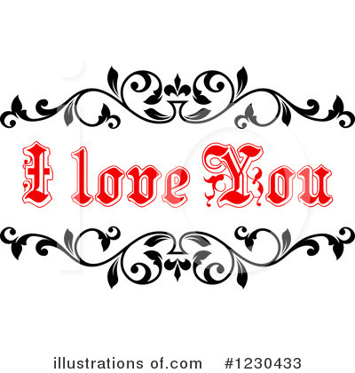 Royalty-Free (RF) Valentine Clipart Illustration by Vector Tradition SM - Stock Sample #1230433