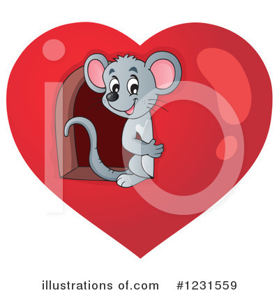 Royalty-Free (RF) Valentine Clipart Illustration by visekart - Stock Sample #1231559