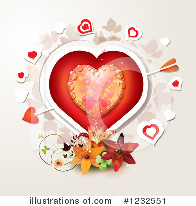 Royalty-Free (RF) Valentine Clipart Illustration by merlinul - Stock Sample #1232551