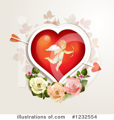 Royalty-Free (RF) Valentine Clipart Illustration by merlinul - Stock Sample #1232554