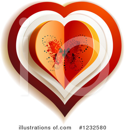 Royalty-Free (RF) Valentine Clipart Illustration by merlinul - Stock Sample #1232580