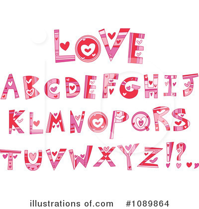 Valentine Design Elements Clipart #1089864 by yayayoyo