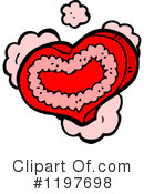 Valentine Heart Clipart #1197698 by lineartestpilot