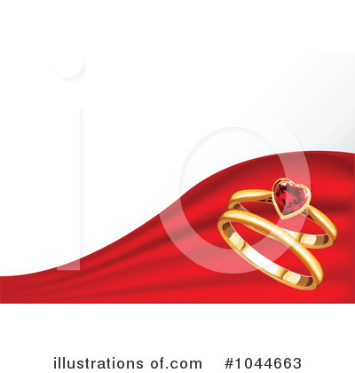 Royalty-Free (RF) Valentines Day Background Clipart Illustration by Pushkin - Stock Sample #1044663