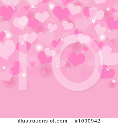 Royalty-Free (RF) Valentines Day Background Clipart Illustration by Pushkin - Stock Sample #1090942