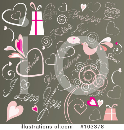Royalty-Free (RF) Valentines Day Clipart Illustration by MilsiArt - Stock Sample #103378