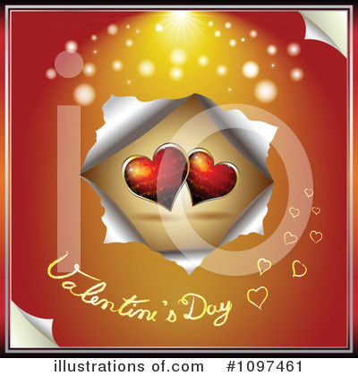 Royalty-Free (RF) Valentines Day Clipart Illustration by merlinul - Stock Sample #1097461
